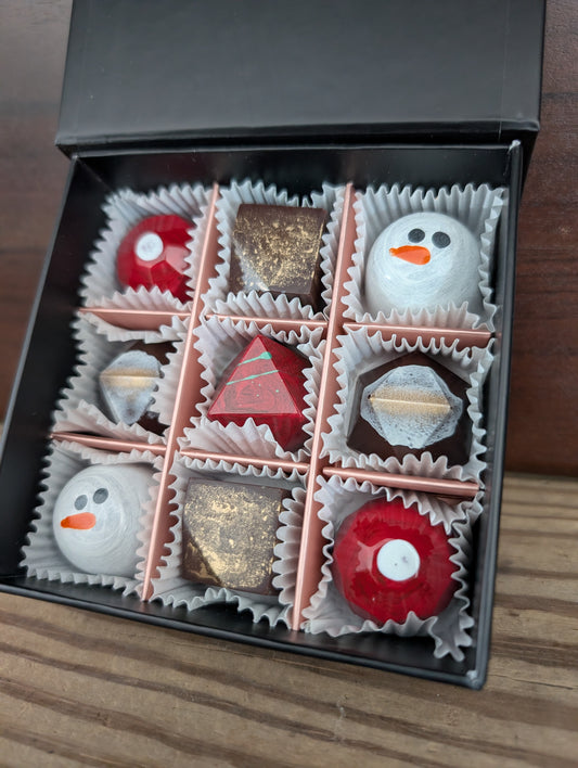 9pc Chocolate Bonbon Assortment