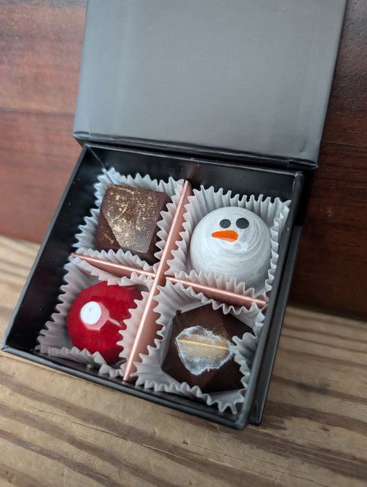 4pc Chocolate Bonbon Assortment